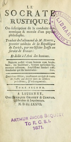 Le Socrate rustique