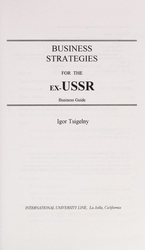 Business strategies for the ex-USSR