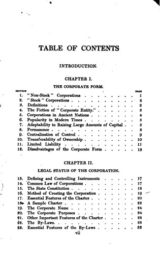 Corporation finance