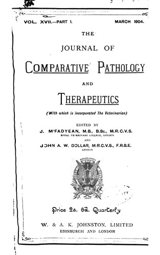 Journal of Comparative Pathology and Therapeutics