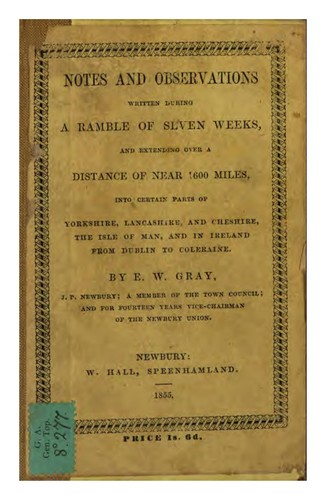 Notes and observations written during a ramble of seven weeks