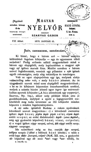 Magyar nyelvör