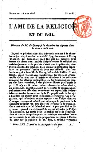 L'ami de la religion et du roi