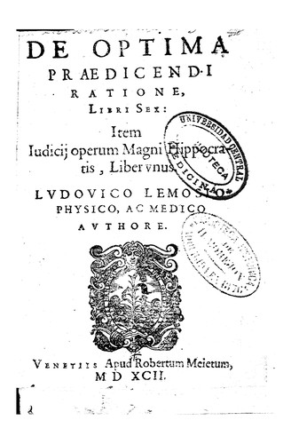 De optima praedicendi ratione, libri sex: item Iudicii operum magni ...