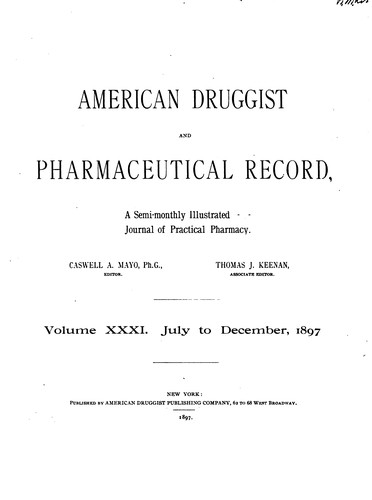 American Druggist and Pharmaceutical Record