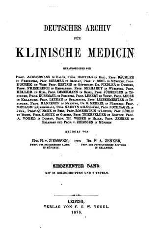 Deutsches Archiv für klinische Medizin