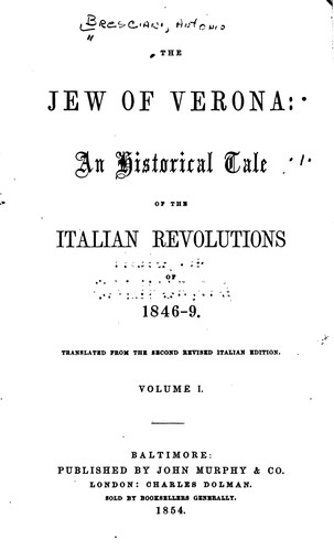 The Jew of Verona