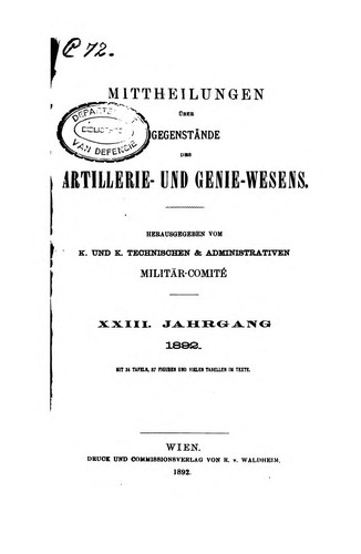Militärwissenschaftliche Mitteilungen