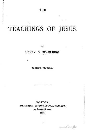 The teachings of Jesus