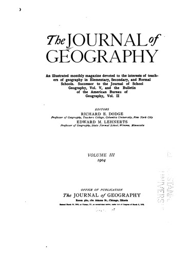 The Journal of Geography