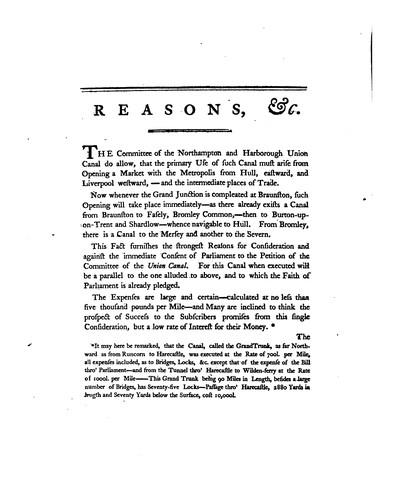 Reasons Offered to the Consideration of Parliament, why They Should Not ...