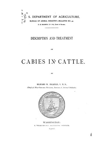 Bulletin (United States. Bureau of Animal Industry). no. 111, 1909
