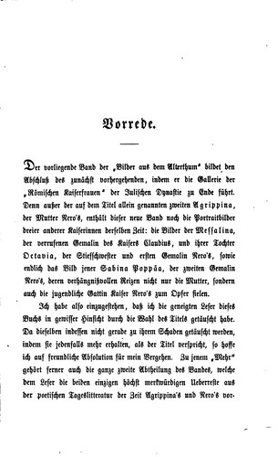Agrippina, die Mutter Nero's. (Bilder aus dem Alterthume).