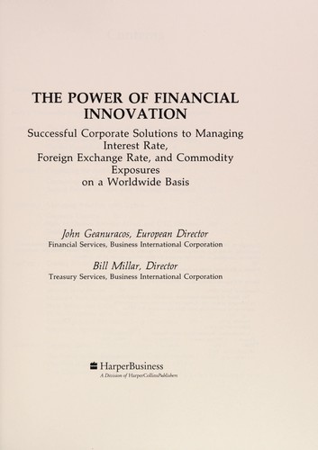 The power of financial innovation