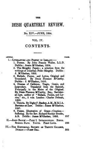 The Irish Quarterly Review