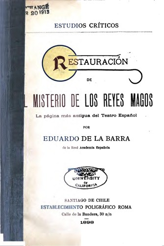 Restauración de el Misterio de los reyes magos