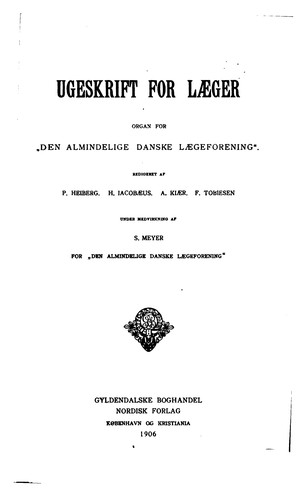 Ugeskrift for læger