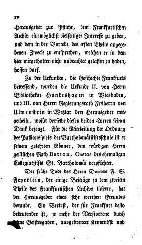 Frankfurtisches Archiv für ältere deutsche Literatur und Geschichte