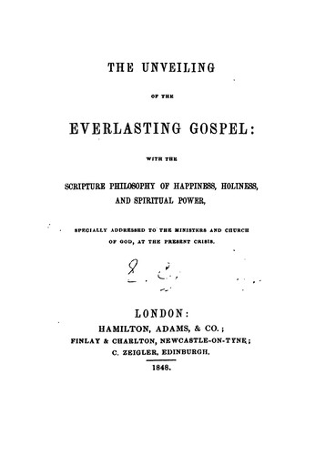 The unveiling of the everlasting gospel [signed E.C.].