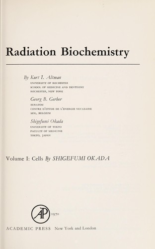 Radiation biochemistry
