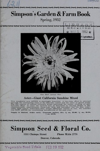 Simpson's garden & farm book