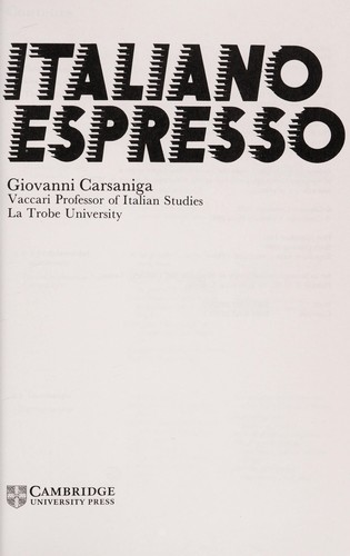 Italiano espresso