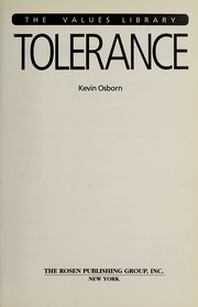 Tolerance