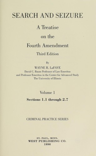 Search and seizure