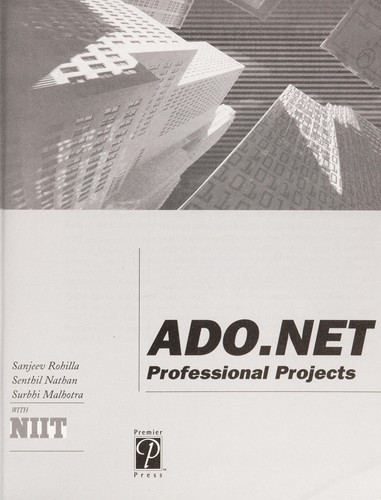 Ado.net professional projects