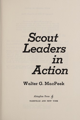 Scout leaders in action