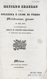 Matilde Shabran, ossia, Bellezza e cuor di ferro