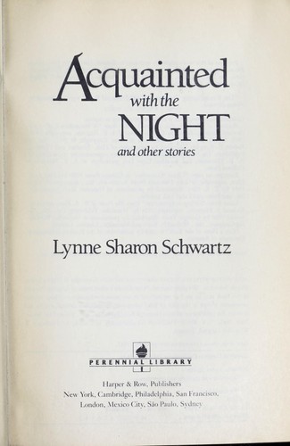 Acquainted with the night, and other stories