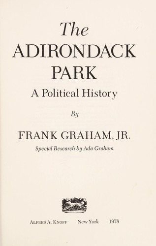 The Adirondack Park