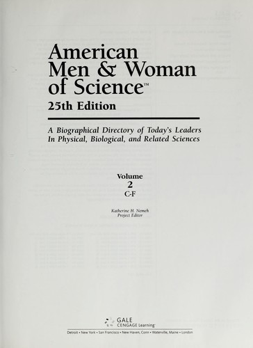 American men & woman of science