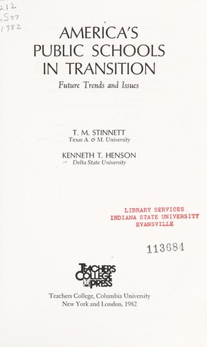 America's public schools in transition