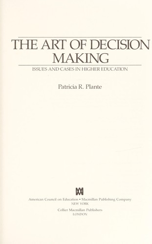 The art of decision making
