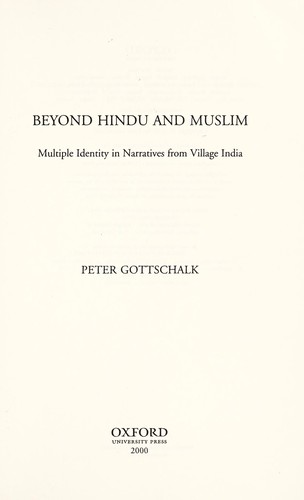 Beyond Hindu and Muslim