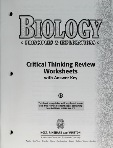 Biology [kit] : principles & explorations