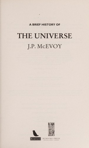 A brief history of the universe