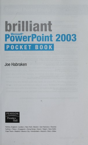 Brilliant Microsoft PowerPoint 2003 pocket book