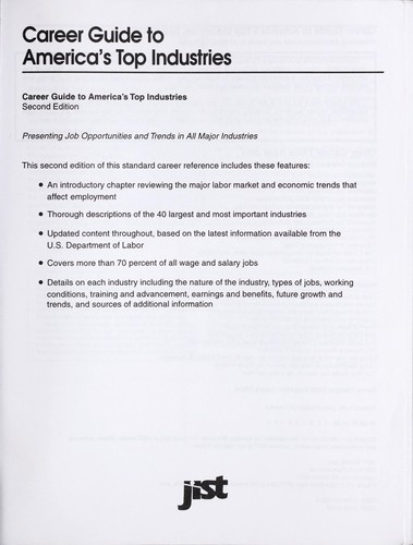 Career guide to America's top industries : presenting job opportunities and trends in all major industries
