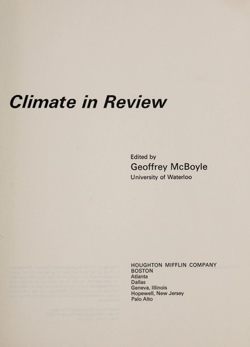 Climate in review
