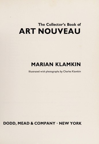 The collector's book of art nouveau