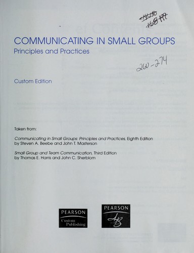 Communicating in small groups