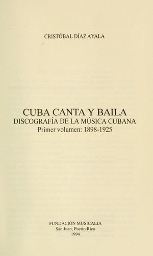 Cuba canta y baila