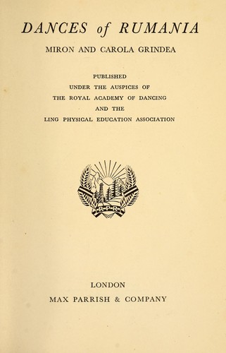 Dances of Rumania