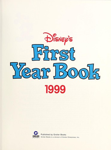 Disney's year book 1999