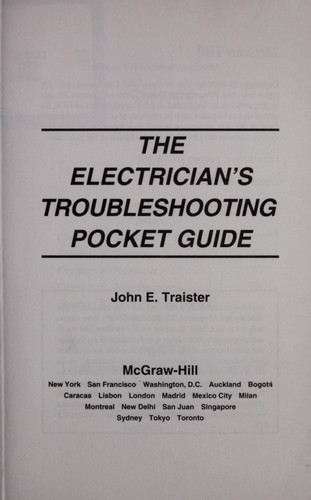 The electrician's troubleshooting pocket guide