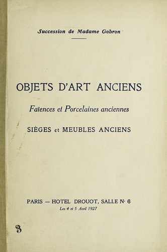 Objets d'art anciens