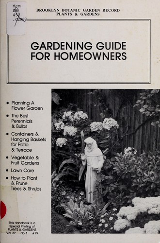 Gardening guide for homeowners
